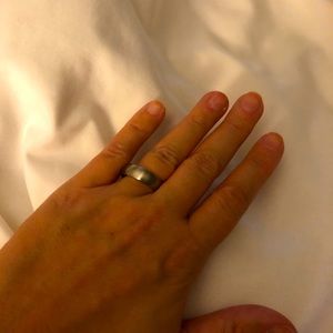 Two-toned tungsten band